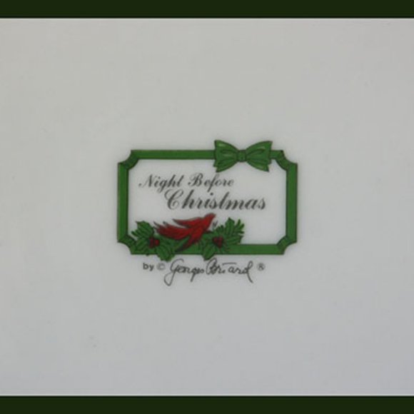 4 Night Before Christmas plates Georges Briand - Picture 2 of 2